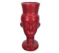Beaupretty Tasse à Cocktail Design Créatif et Rétro Rouge en Céramique 280ml pour Whisky et Vin pour Fête Tiki et Soirées Originales