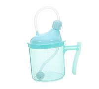 Beaupretty Tasse de calmar de chevet au chevet Trinkbecher senior Auslaufsicher SCHNABELTASSE Sénit AuslaufSicher âgées tasse d'alimentation liquide strohbecher Gel de Vert