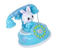 Beaupretty Téléphone Fixe Simulation pour Garçon Fille Plastique Sûr Éducatif et Attrayant Jeu de Rôle Interactif pour Garçon Fille Développement Manuel et Relation Parent
