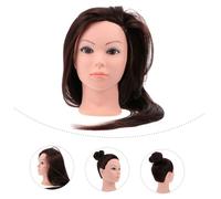 Beaupretty Tête De Mannequin Pour Cheveux Longs Tresseuse Et Coiffante Entraînement Coiffure Pour Salon Et École De Formation