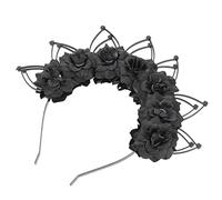 Beaupretty -tête Gothique Unique Couvre-chef Décoratif -tête En Plastique Parfait Pour Mariage Fiançailles Concours De Beauté