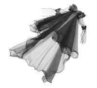 Beaupretty -tête Noir Gothique Voile Pour Halloween Fête Déguisement Accessoire Pour Cheveux Femme Fille