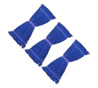 Beaupretty Têtes de Balai à Franges en Coton à Boucle Résistante Lot de 3 Lingette de Rechange Lavable pour Nettoyage en Usage Domestique et Hôtelier