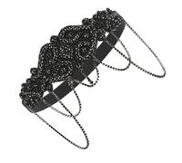 Beaupretty -têtes Pour Femmes - Accessoire De Coiffure Avec Chaîne En Strass Idéal Pour La Mariée Le Carnaval Et Noël