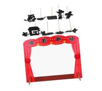Beaupretty Théâtre de Marionnettes à Ombres DIY pour Garçon Fille Kit Éducatif Créatif pour Apprentissage Préscolaire Jeu de Marionnettes Traditionnelles Chinoises avec Matériaux Colorés