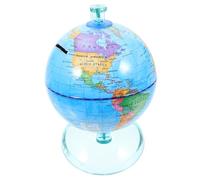 Beaupretty Tirelire Globe Terrestre Décoration de Bureau Stable et Chute Cadeau Ludique pour Garçon Fille et Adultes Pot à Transparent avec Couleur Vive
