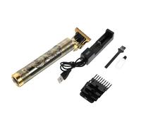 Beaupretty tondeuses électriques pour tondeuse coupe de cheveux tondeuses à cheveux trimère haircut tondeuse barber tondeuse à barbe coiffeur tondeuse alliage d'aluminium Golden