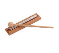 Beaupretty Tone Wooden Wind Chime Musical Toy for Solid Aluminum Tube Smooth Safe Surface Early Music Development Aid