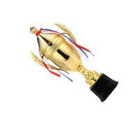 Beaupretty Trophée en Plastique Doré avec Couvercle, Surface Lisse, Récompense pour Garçon et Filles et Adultes, pour Cérémonies de Remise de Prix et Fêtes Réutilisable