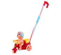 Beaupretty Trotteur d'apprentissage pour Tout-Petit Jouet à Pousser Tirer De Chien Hauteur Réglable Jouet Éducatif Interactif pour Garçon Et Filles pour Apprendre à Marcher à Pousser Tout-Petits