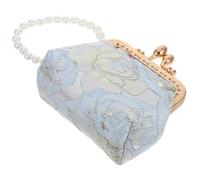Beaupretty Trousse De Maquillage Vintage pour Invité De Mariage Pochette Vintage pour Femme Sac à Main Floral pour Soirée Formelle