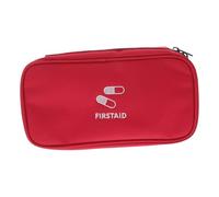 Beaupretty Trousse de Secours Portable Oxford Rouge Kit Urgence avec Poches Maille pour Voyage et Aventure pour Maison Camping et École