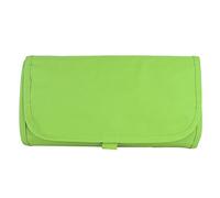 Beaupretty Trousse De Toilette Pliable Multifonction Suspendue, Toile Légère Vert Clair, Organisée pour Voyage, Femme, Vacances Et Affaires avec Crochet