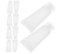 Beaupretty Tubes de Lotion Vides de Taille Voyage Rechargeables pour Dentifrice Crème Maquillage 20 Ml Lot de 50
