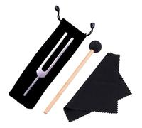 Beaupretty Tuning Fork Aluminium Alliage avec Marteau Acoustique pour Guitare Outil Expérience Musicale et Précis