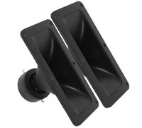 Beaupretty Tweeter à Pavillon Rectangulaire 75 à 150w 2 Pièces, pour Scène | Son Haute Résolution, 2,2 Khz à 27 Khz, 100 Db, Usage Musique et Systèmes Audio Événementiels