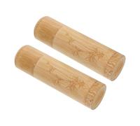 Beaupretty Urnes Petites Funéraires en Bambou pour Animaux de Compagnie Surface Lisse 2 Pièces Urnes Commémoratives pour Cendres de Chien ou Chat