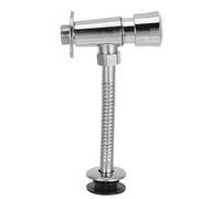 Beaupretty Valve de Chasse D'eau Manuelle Bouton-poussoir, Installation Facile, Filetage 20mm pour Urinoir en Acier Inoxydable pour Toilettes et Salles de Bain