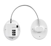 Beaupretty Verrou de Réfrigérateur Cabinet pour Garçon Fille Sécurité Optimale avec Code à Combinaison Protection pour Fenêtres et Meubles Blanc Élévé