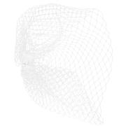 Beaupretty Voile De Mariée - Accessoires De Cheveux De Mariée En Maille Voile Cage À Oiseaux Pour Mariage Coiffes Tendance Pour Goûters