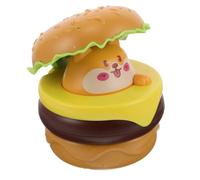 Beaupretty Voiture Hamburger à Friction Design Cartoon Mignon Voiture à Remonter pour Garçon Fille pour Fêtes et Ludiques