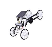 Beaupretty Voiture Solaire DIY Éducative pour Garçon Fille Modèle de Science Bricolage avec Moteur à Énergie Solaire de Construction Stem pour Apprentissage Ludique Intérieur et Extérieur