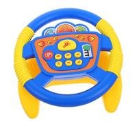 Beaupretty Volant Garçon Fille Rotatif avec Musique et Lumière Simulateur de Conduite Éducatif pour Garçons et Filles Base Interchangeable pour Poussette et Siège Auto