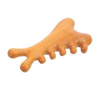 Beaupretty Wooden Foot Massager With Long Handle Six-claw Solid Wood Massage Comb For Deep Meridian Stimulation Circulation Improvement And Relaxation