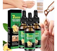 Beauras Nail Fungus Treatment, 7 Day Nail Fungus Treatment, 100% Natural Ginger Nail Fungus Treatment For Toenail, Fungal Nail Treatment Oil, Nail Growth Serum For Brittle, Peeling, Fast Results (3)