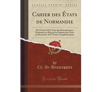 Beaurepaire, C: Cahier Des États De Normandie