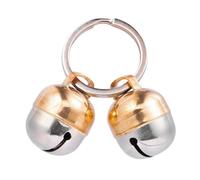 Beau's Bells - 2 cloches extra-fortes pour chat et chien | Traqueur d'animaux | Cloches en cuivre faites à la main (Medium)