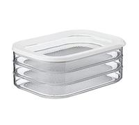 Beausoleil 1,6 L avec BoîTe de Rangement pour Morceaux de Viande à 3 Niveaux Couvercle HerméTique Passe au Lave-Vaisselle Bac à LéGumes à 3 Couches