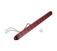 Beausoleil 1 PCS 16 Pouces 11 LED Rouge Trailer Barre de LumièRe pour Park Stop Turn Signals Feu de Frein Feu ArrièRe IP65 ÉTanche Camion Remorque Marqueur ID Barre