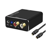 Beausoleil Convertisseur Audio NuméRique Vers Analogique, DAC NuméRique SPDIF Vers Analogique L/R et Adaptateur Audio StéRéO AUX 3,5 Mm