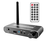 Beausoleil Convertisseur DAC HiFi sans Bluetooth 5.2 RéCepteur Audio Coaxial vers R/L Adaptateur Aux 3,5 Mm avec U Disk Play Mic