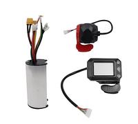 Beausoleil Kit de Contrôleur de Scooter Pliable 36V 350W Contrôleur de Scooter Électrique Écran LCD Accélérateur de Frein de Scooter Électrique Ensemble D'Accélérateur Facile à Installer (36V)