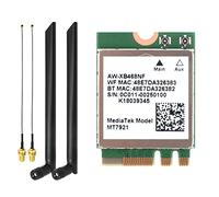 Beausoleil MT7921 WIFI6 2.4G 5G Carte RéSeau Gigabit Ordinateur de Bureau Ordinateur Portable Carte RéSeau sans IntéGréE avec Antenne Externe
