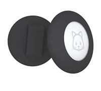 Beausoleil Support de Collier de Chat, pour Support de Collier de Chat Air Tag Compatible avec Le Traqueur GPS, Lot de 2 Housses de Protection Noir