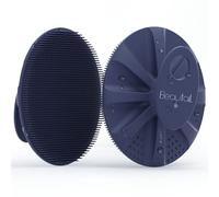 BEAUTAIL Brosse pour le corps en silicone, Pour la douche et le bain, Poils doux, Gommage doux, Pour Femme Homme Bébé Peau Sensible, Facile à tenir, Faire bien mousser, 1 pièces, Bleu