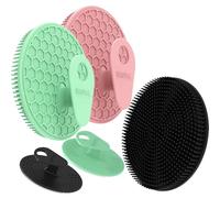 BEAUTAIL Ensemble de brosses de nettoyage pour le corps et le visage en silicone 5 pièces - Brosse de douche en silicone pour femmes et hommes, brosse de bain exfoliante douce pour peau sensible, plus