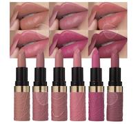 beaute - bien-etre Rouge à lèvres 3,5 g 6 teintes tendance Application fluide Couleur longue tenue Convient à une grande variété