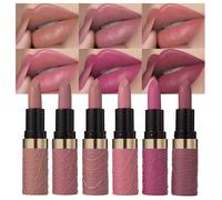 Beaute bien-etre rouge à lèvres 3,5 - Jucnuz - g 6 teintes tendance application fluide couleur longue tenue convient à une grande