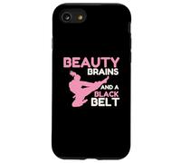 Beauté Cerveaux Et Une Ceinture Noire Coque pour iPhone SE (2020) / 7/8