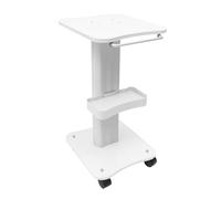 Beauté Chariot cosmétique - Chariot portable avec roulettes - Chariot multifonction pour salon de beauté - Avec compartiment de rangement - Roue de frein - Pour instruments de beauté, sanatorium