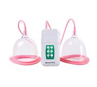 Beauté de la poitrine Machine d'agrandissement du sein Pompe électrique à usage domestique Machine de massage de développement électrique 2 modes, 3 niveaux d'intensité réglable C/D Cup