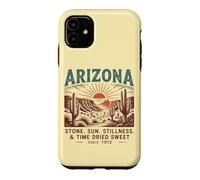 Beauté du désert : Cactus et Coucher de Soleil Coque pour iPhone 11