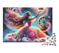 Beauté en Robe Puzzle 1000 pièces - Challenge Zen pour Adultes, Carton Recyclé, Idée Cadeau Originale, Poster Inclus, 38x26cm/1000pcs