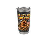 Beauté et obésité, junk food, Funny Bootleg Gobelet isotherme en acier inoxydable double paroi