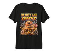 Beauté et obésité, Junk Food, Funny Bootleg T-Shirt Haut de Gamme