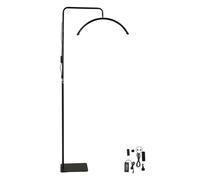 Beauté lumière LED demi-lune anneau maquillage sourcil lampe contrôlable à distance avec support de téléphone prise ue 100-